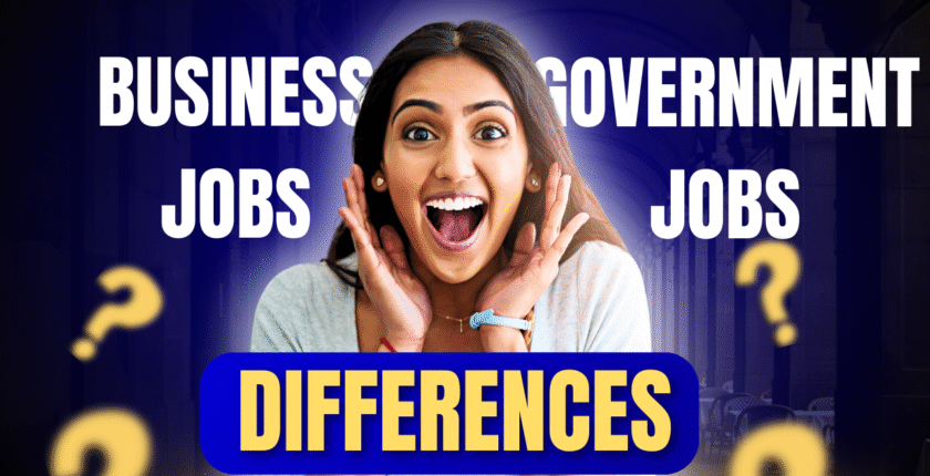 UK Business Jobs vs UK Government Job